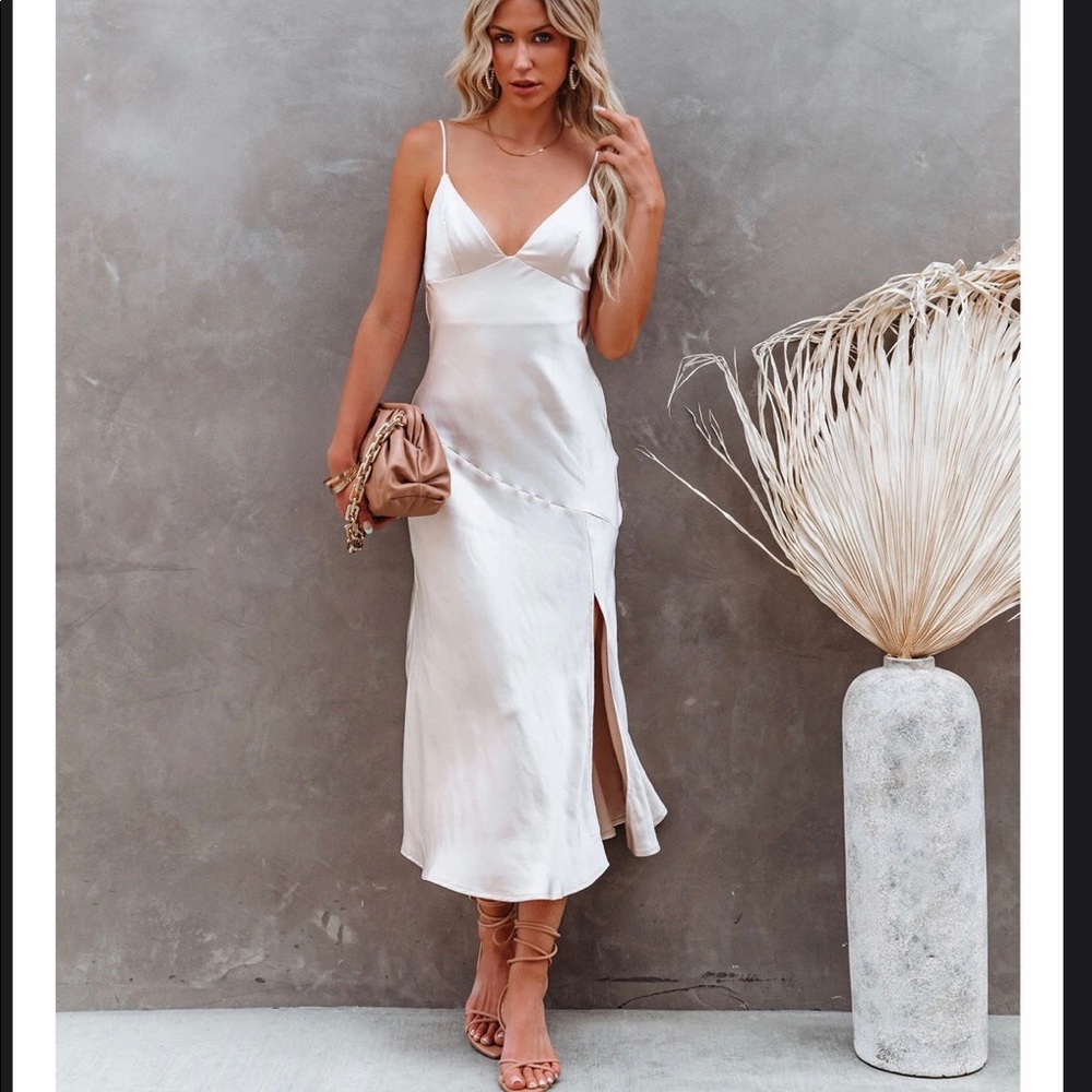 All For You Satin Vici Dress